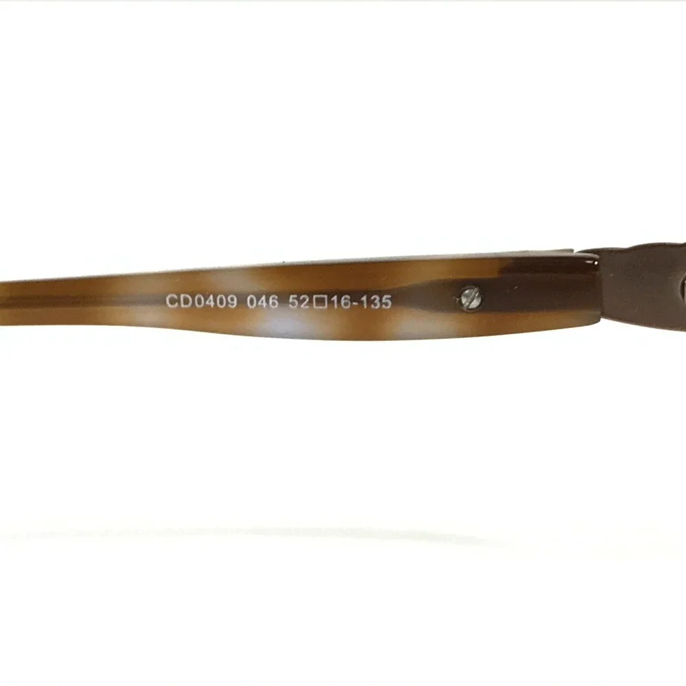 Catherine Deneuve Eyeglasses Frames CD0409 046 Brown Cat Eye Round 52-16-135